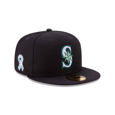 Seattle Mariners Gorra | New Era MLB Father's Day 59fifty Fitted Cap Mexico - Azules